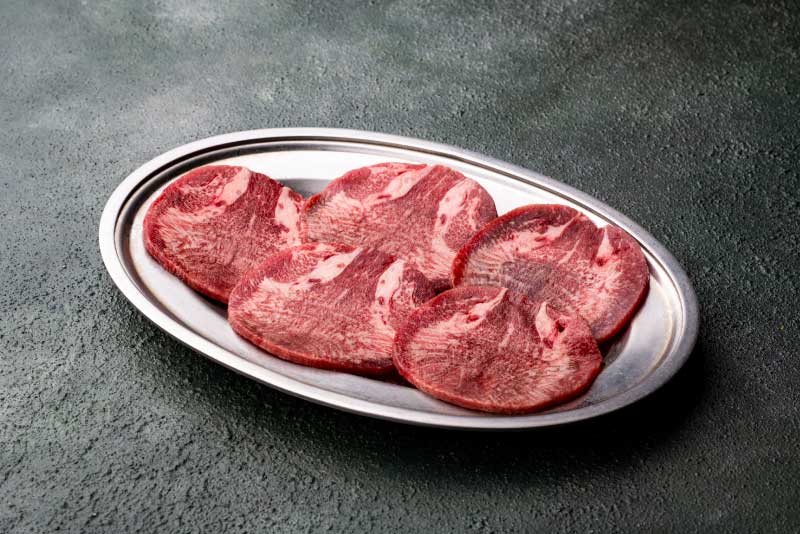 松柳苑　牛上タン